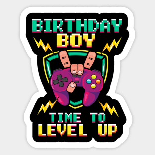 Gamer Birthday Funny Gift Boy Sticker